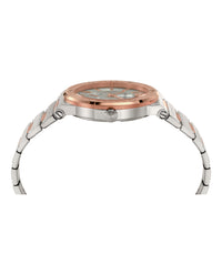 Versace Mens Two Tone 41mm Bracelet Fashion Watch