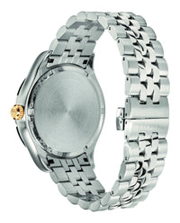 Versace Mens Stainless Steel/IP Yellow Gold 42mm Bracelet Fashion Watch