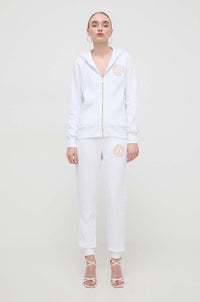 Versace Jeans Couture White Logo Joggers – Minimal Meets Iconic-