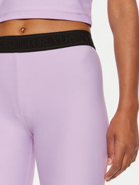 Versace Jeans Couture Cycling Shorts - Lavender Luxury Athleisure-