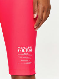 Versace Jeans Couture Hot Pink Cycling Shorts - Bold Designer Athleisure-
