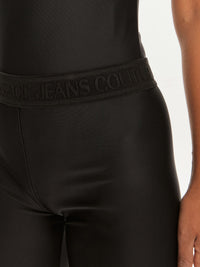 Versace Jeans Couture Black Cycling Shorts - Sleek Luxury Performance-