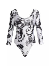 Versace Jeans Couture Baroque Print Bodysuit – Statement Elegance in Motion-