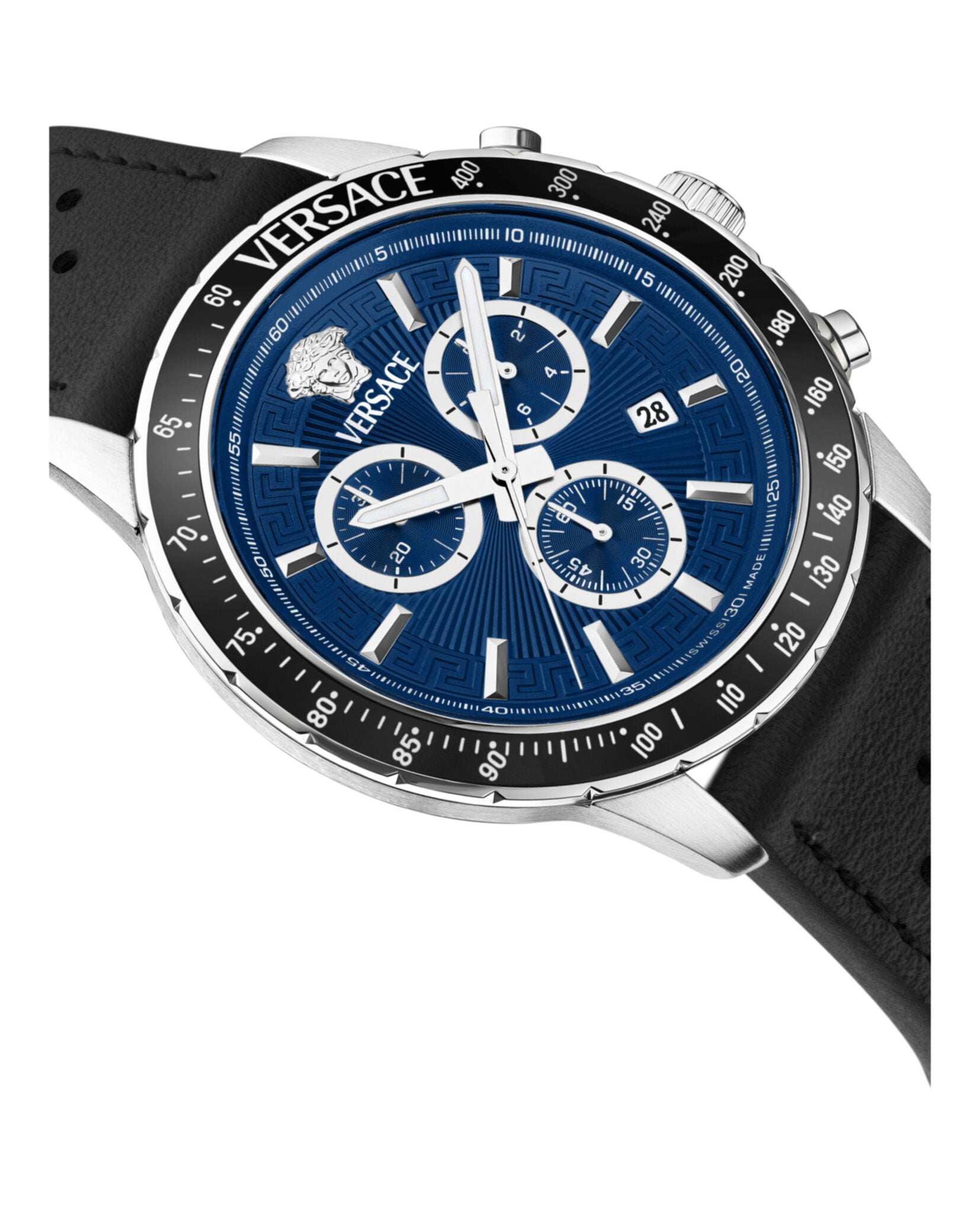 Versace Mens 44mm Strap Fashion Watch