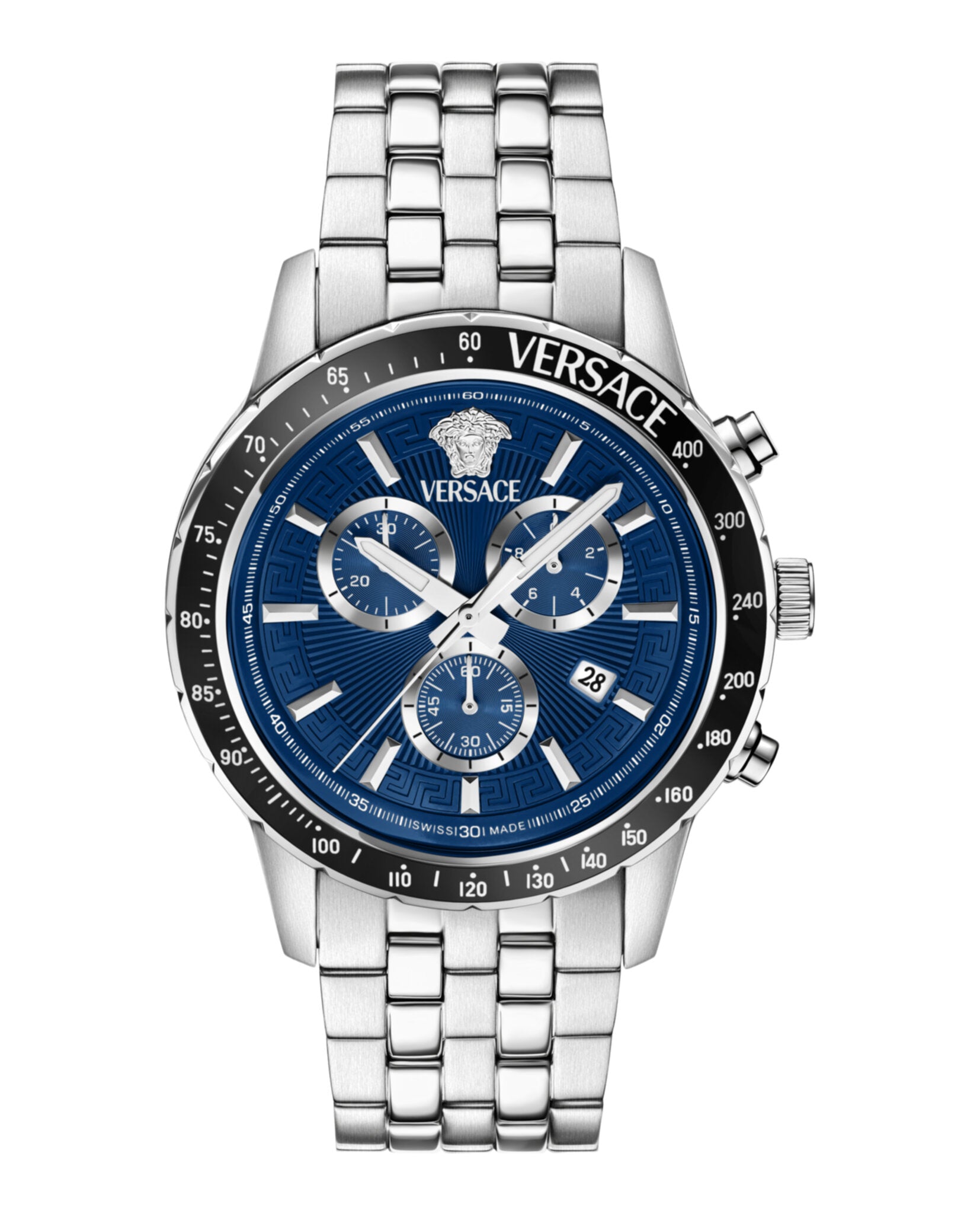 Versace Mens 44mm Strap Fashion Watch