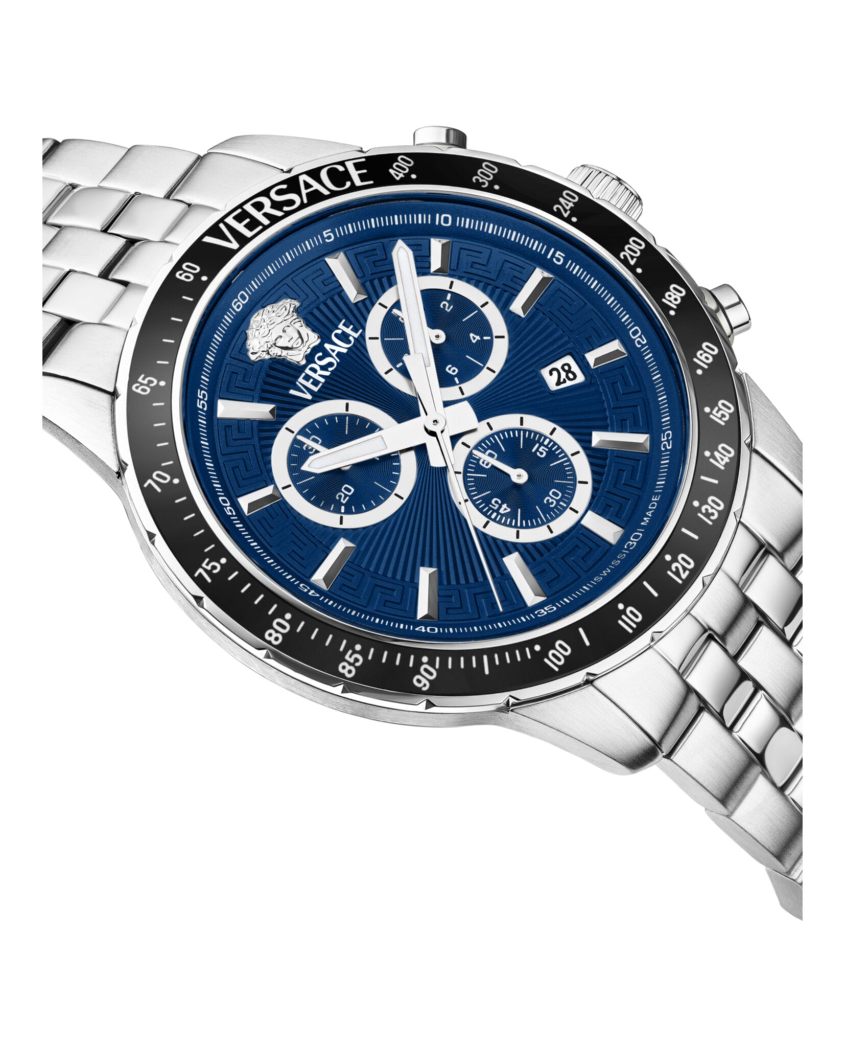 Versace Mens 44mm Strap Fashion Watch