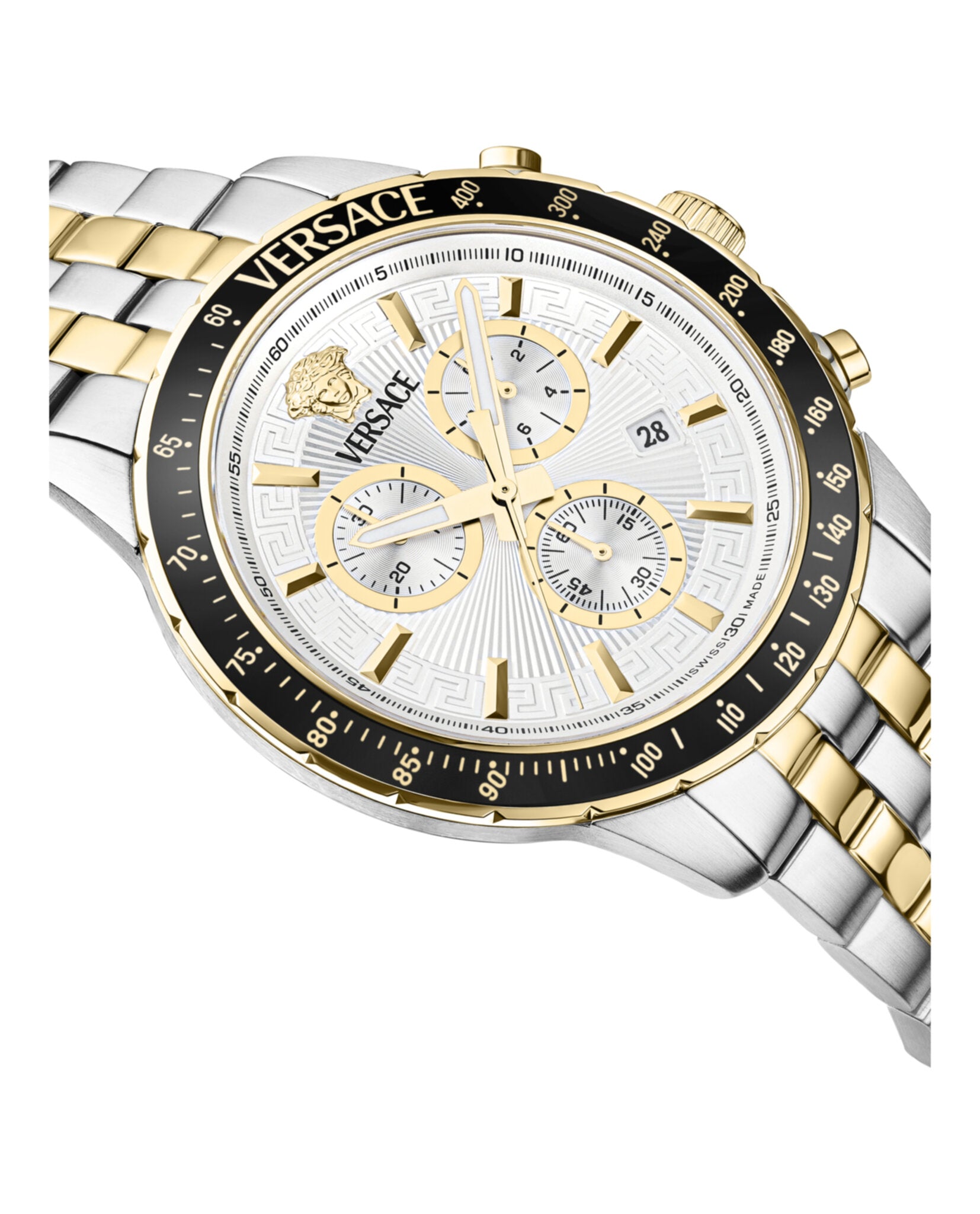 Versace Mens 44mm Strap Fashion Watch