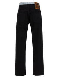 Vtmnts Men Double Waist Jeans