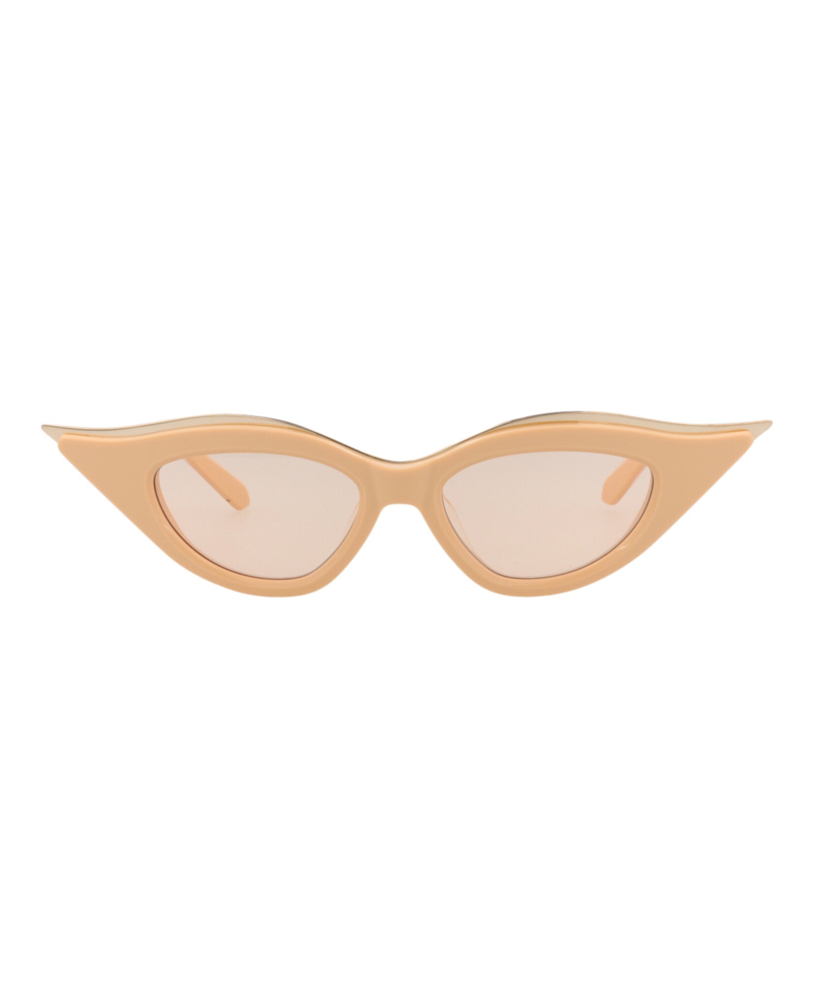 Valentino Womens Cat Eye Beige Beige Nude Fashion Designer Eyewear