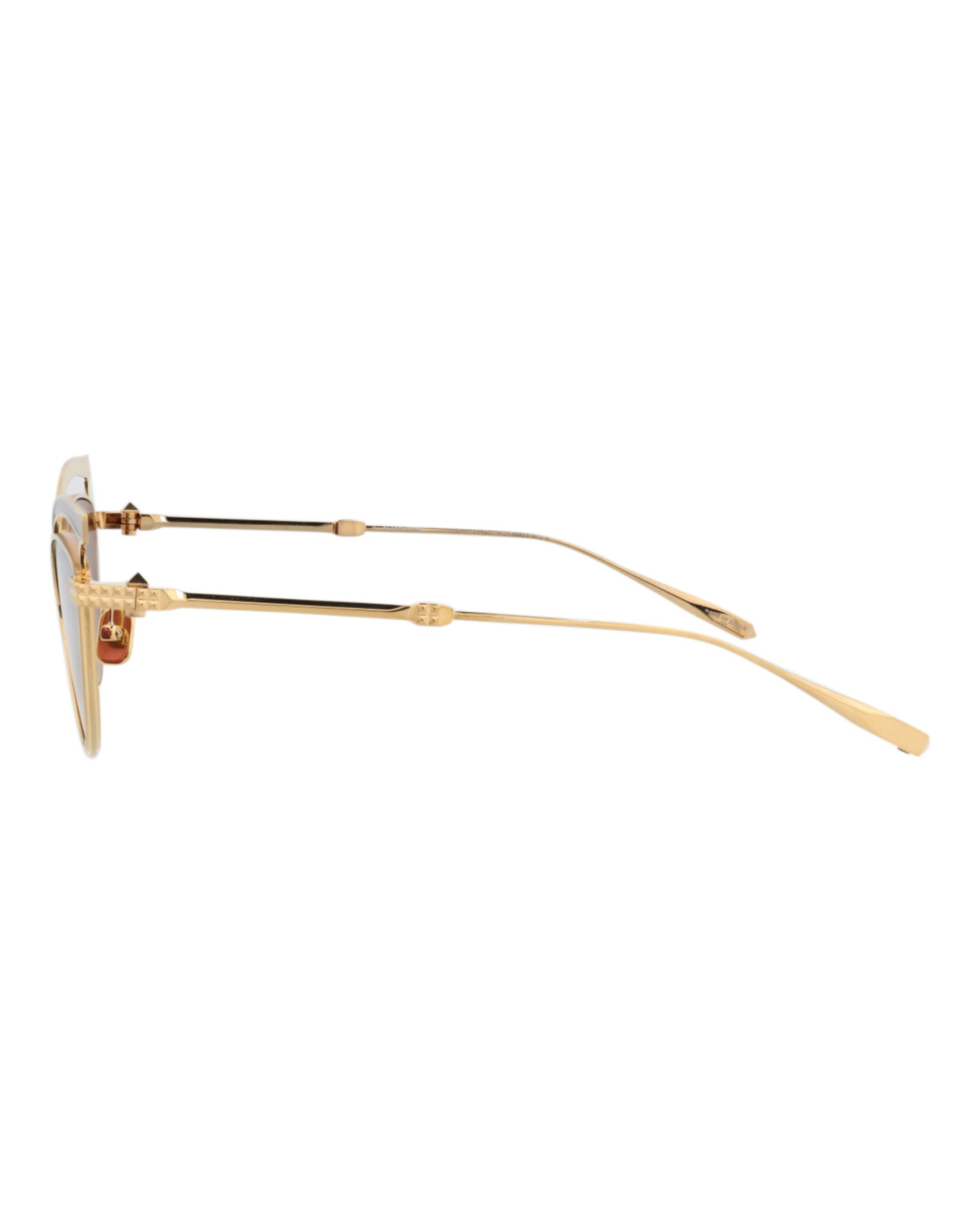 Valentino Womens Cat Eye Gold Gold Bordeaux Fashion Designer Eyewear