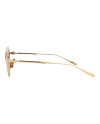 Valentino Womens Cat Eye Gold Gold Bordeaux Fashion Designer Eyewear