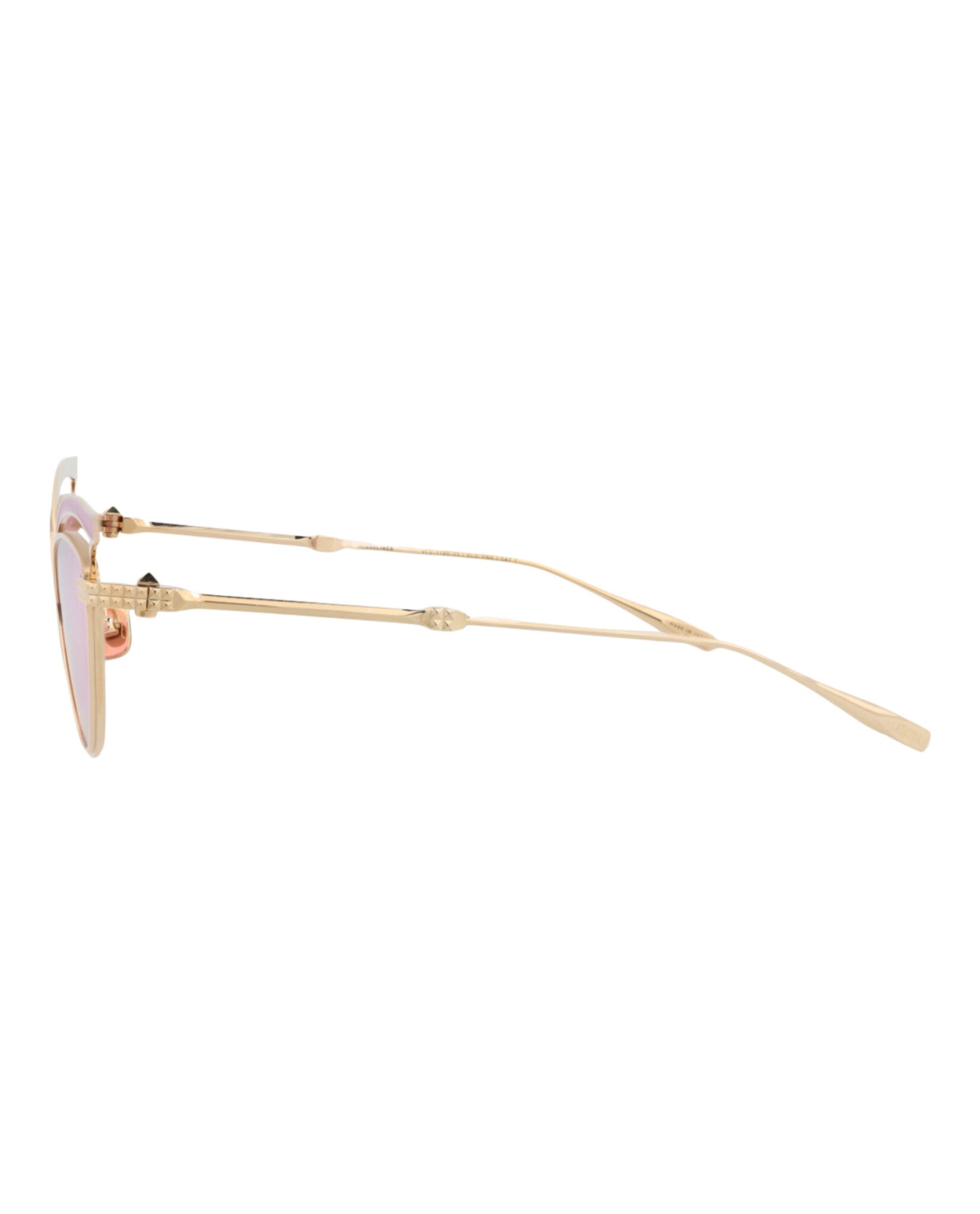 Valentino Womens Cat Eye Gold-Gold-Pink Fashion Designer Eyewear
