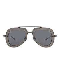 Valentino Unisex Aviator Black Black Grey Fashion Designer Eyewear