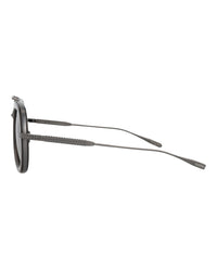 Valentino Unisex Aviator Black Black Grey Fashion Designer Eyewear