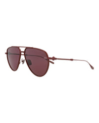 Valentino Unisex Aviator Bordeaux Bordeaux Bordeaux Fashion Designer Eyewear