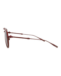 Valentino Unisex Aviator Bordeaux Bordeaux Bordeaux Fashion Designer Eyewear