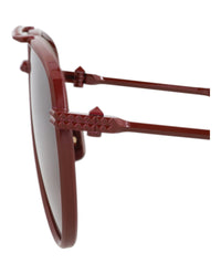 Valentino Unisex Aviator Bordeaux Bordeaux Bordeaux Fashion Designer Eyewear