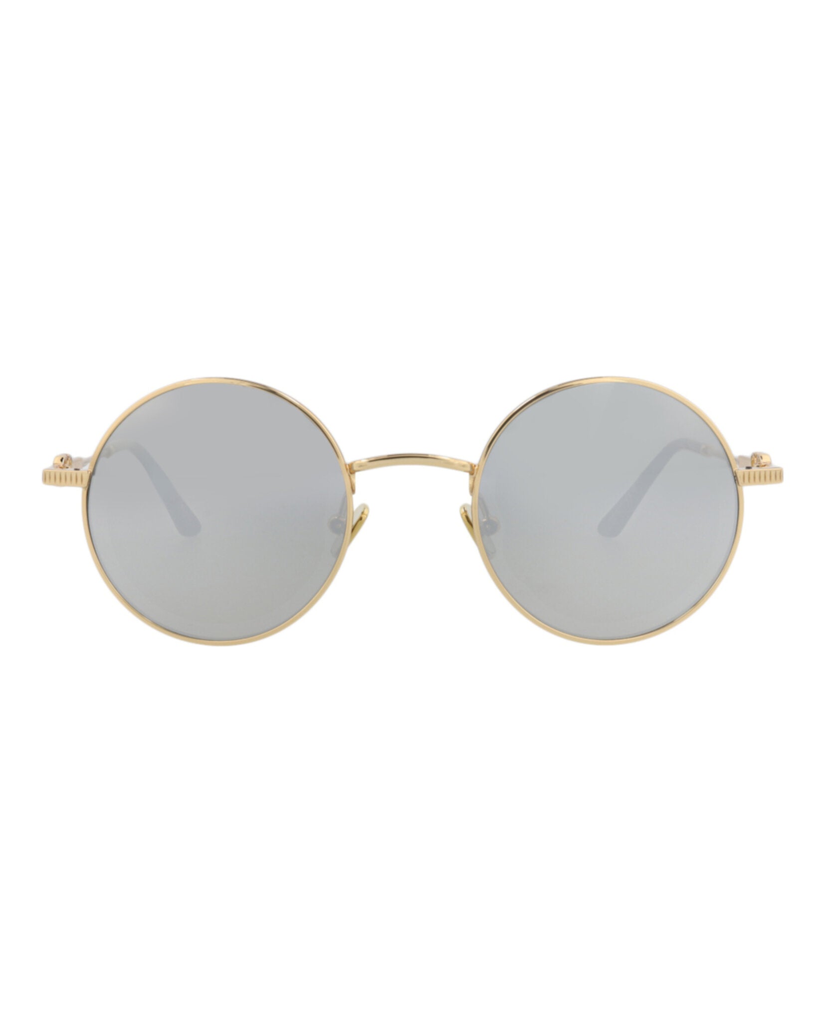 Valentino Valentino Unisex Round/Oval Gold Gold Silver Fashion Designer Eyewear
