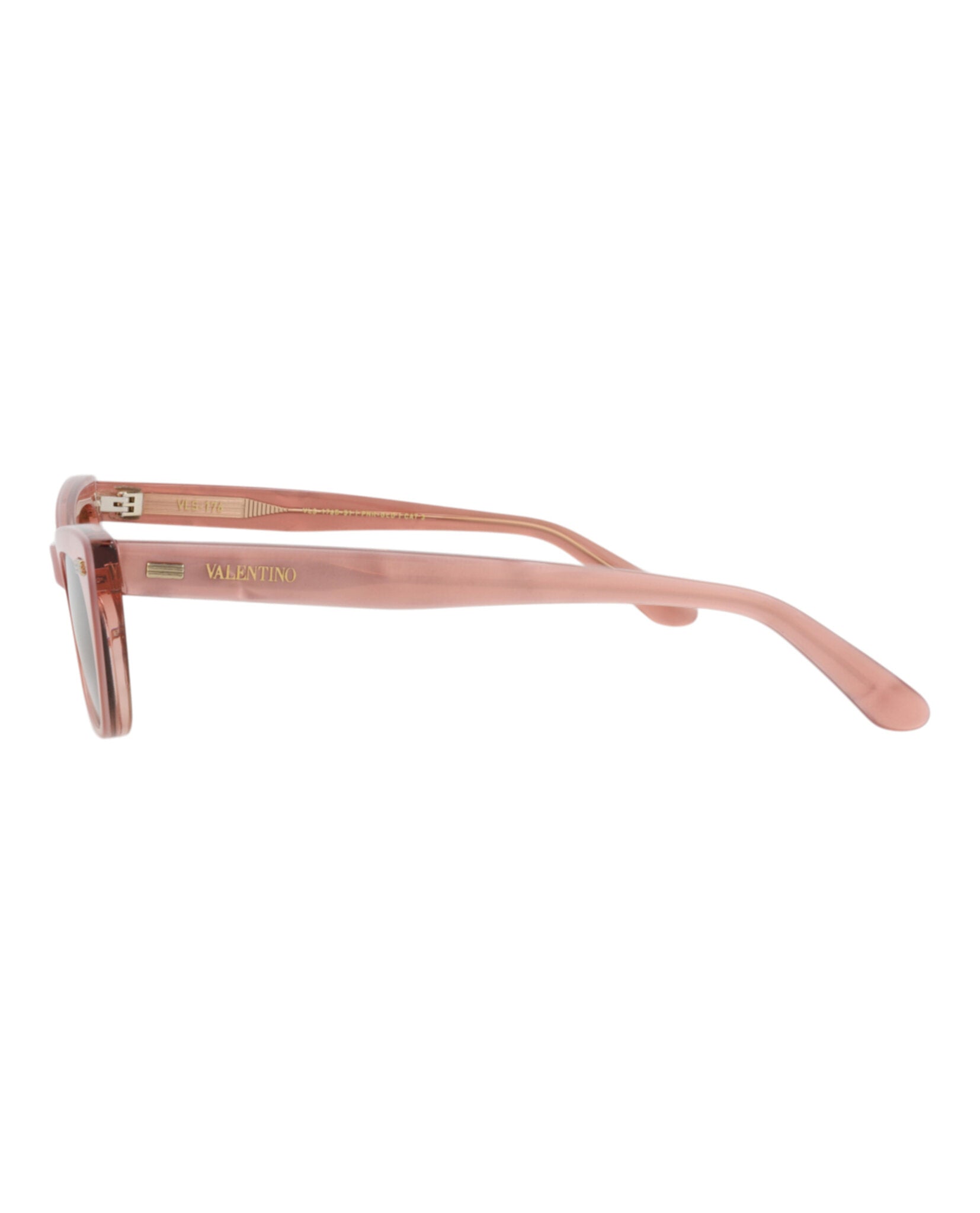 Valentino Valentino Womens Cat Eye Pink Pink Brown Fashion Designer Eyewear
