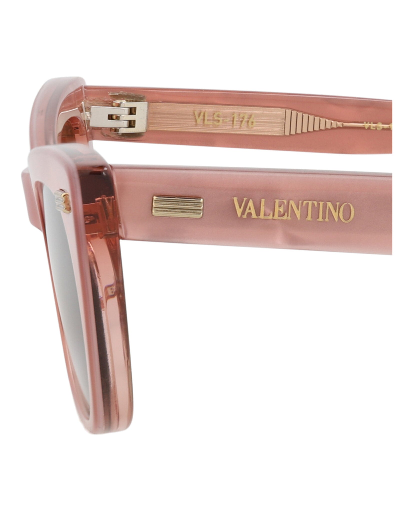 Valentino Valentino Womens Cat Eye Pink Pink Brown Fashion Designer Eyewear