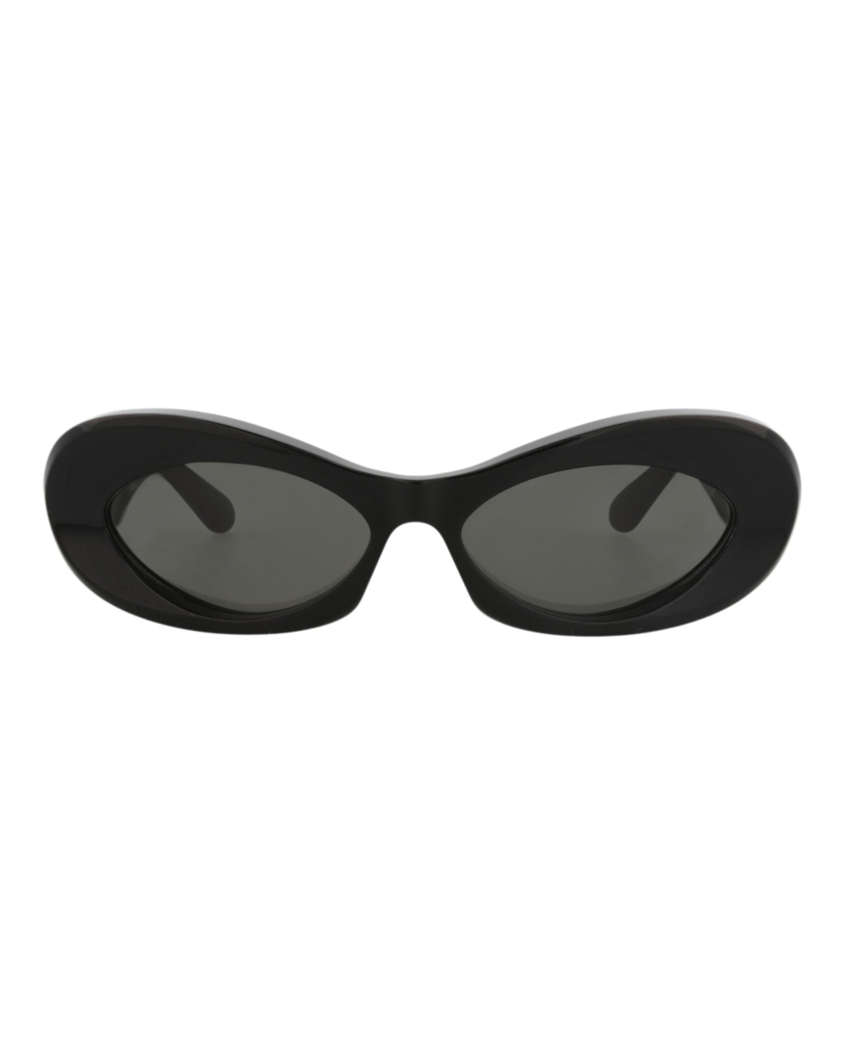 Valentino Valentino Womens Round/Oval Black Black Grey Fashion Designer Eyewear