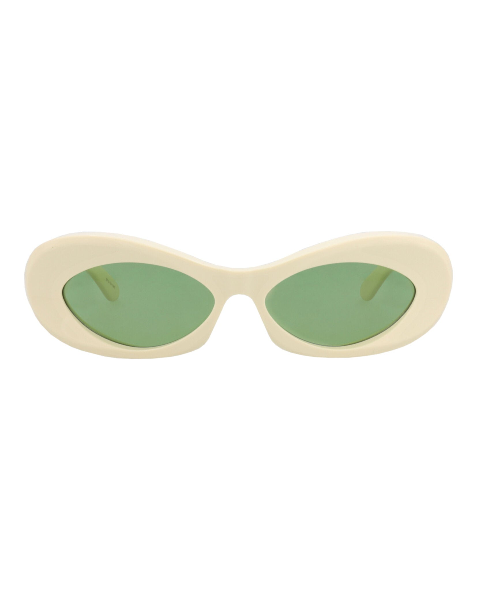 Valentino Womens Round/Oval Ivory Ivory Green Fashion Designer Eyewear