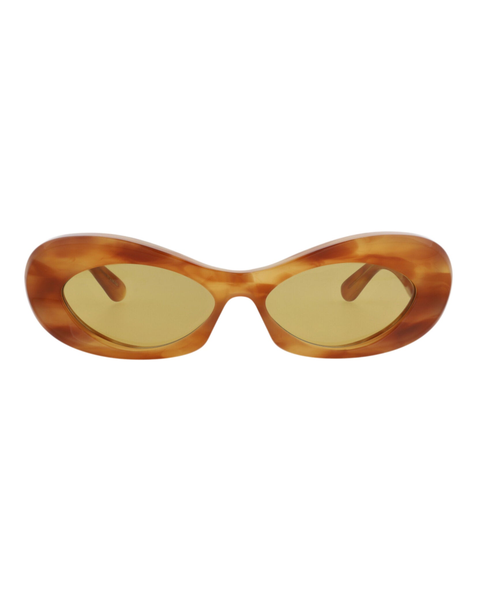 Valentino Valentino Womens Round/Oval Havana Havana Amber Fashion Designer Eyewear