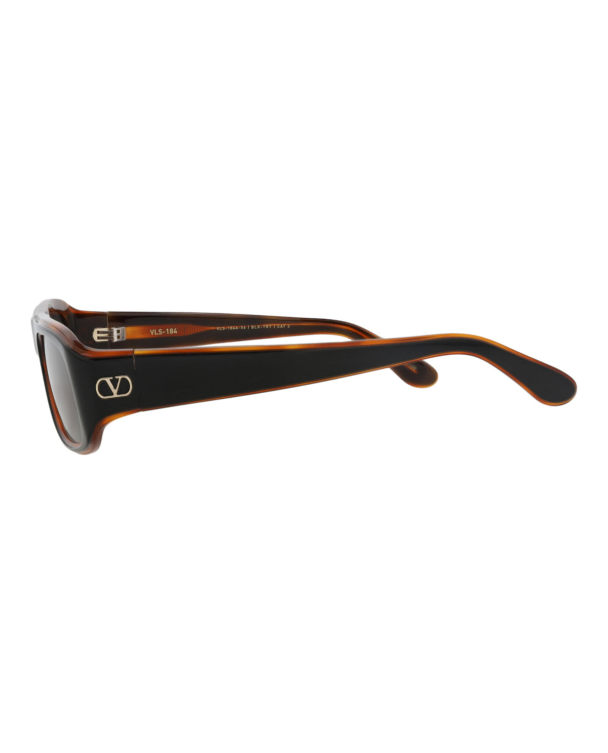 Valentino Valentino Unisex Square/Rectangle Black Havana Black Havana Grey Fashion Designer Eyewear
