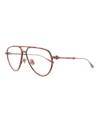Valentino Unisex Aviator Brown Brown Transparent Fashion Designer Eyewear