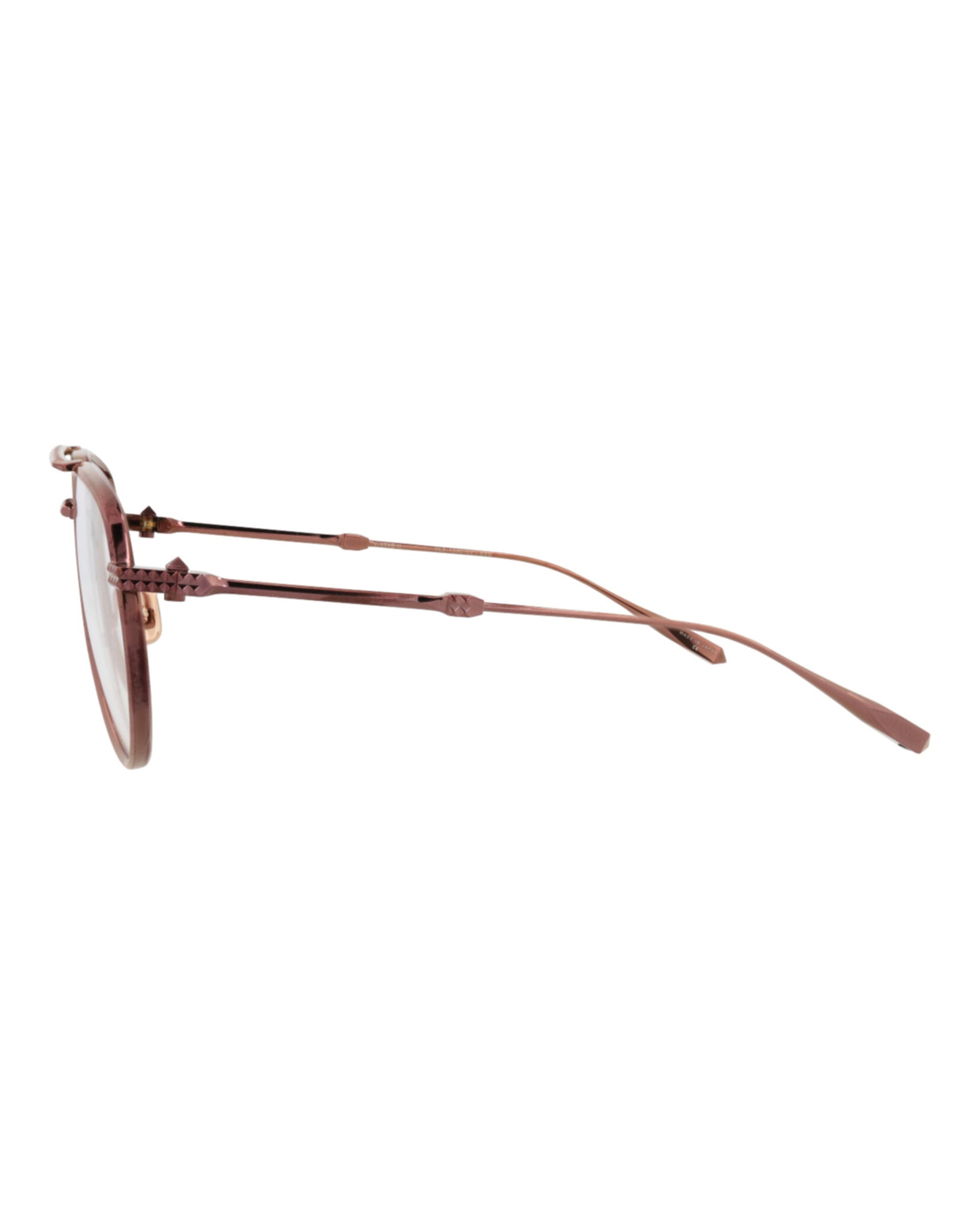 Valentino Unisex Aviator Brown Brown Transparent Fashion Designer Eyewear