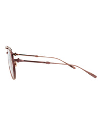 Valentino Unisex Aviator Brown Brown Transparent Fashion Designer Eyewear