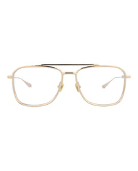 Valentino Unisex Aviator Gold Gold Transparent Fashion Designer Eyewear