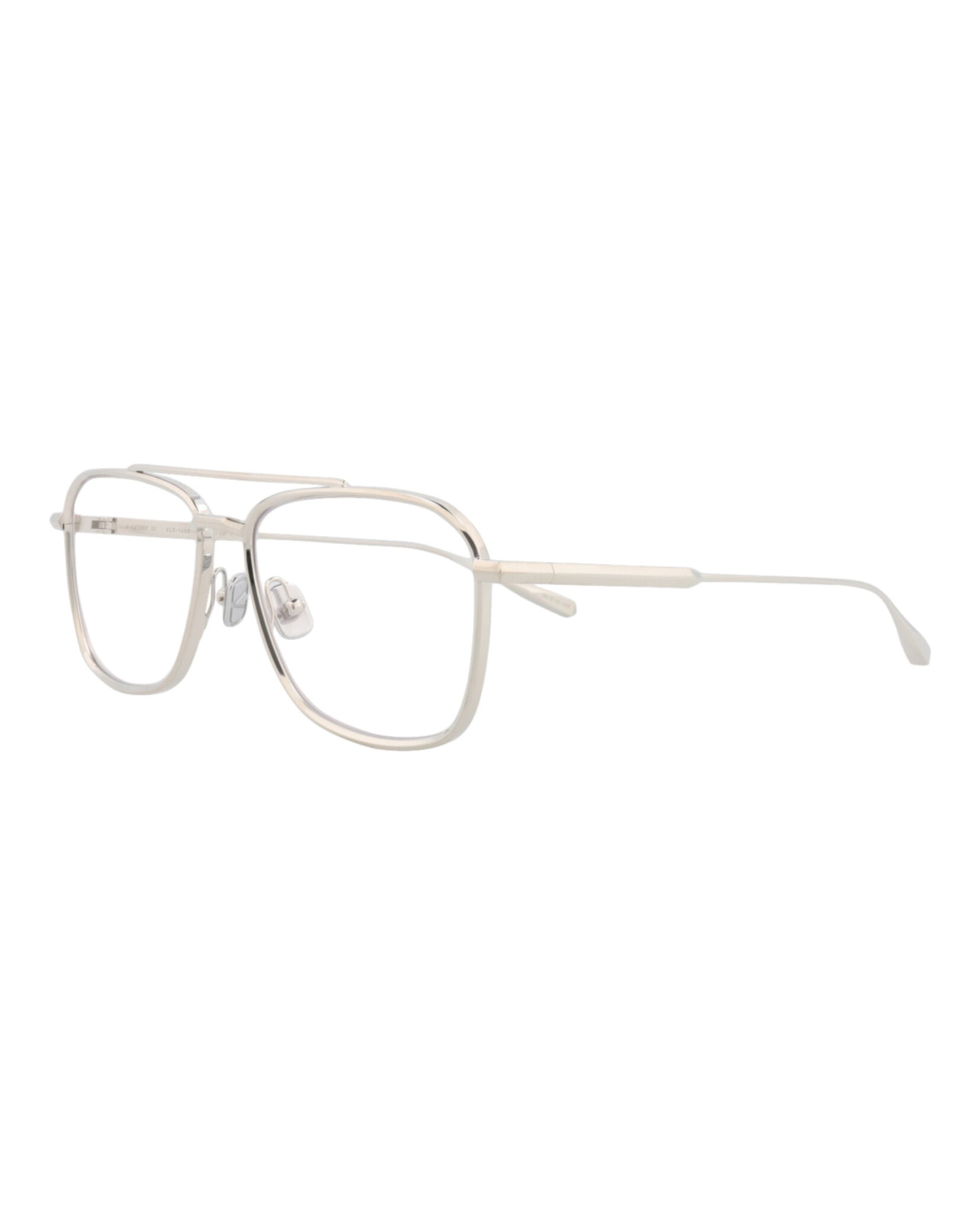 Valentino Unisex Aviator Silver-Silver-Transparent Fashion Designer Eyewear