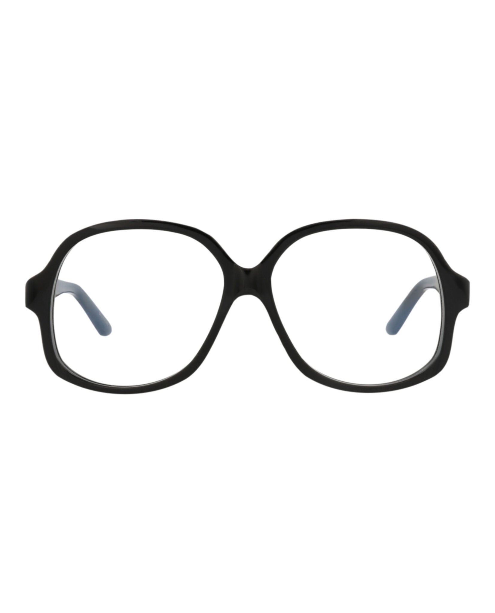 Valentino Unisex Round/Oval Black Black Transparent Fashion Designer Eyewear