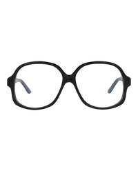 Valentino Unisex Round/Oval Black Black Transparent Fashion Designer Eyewear