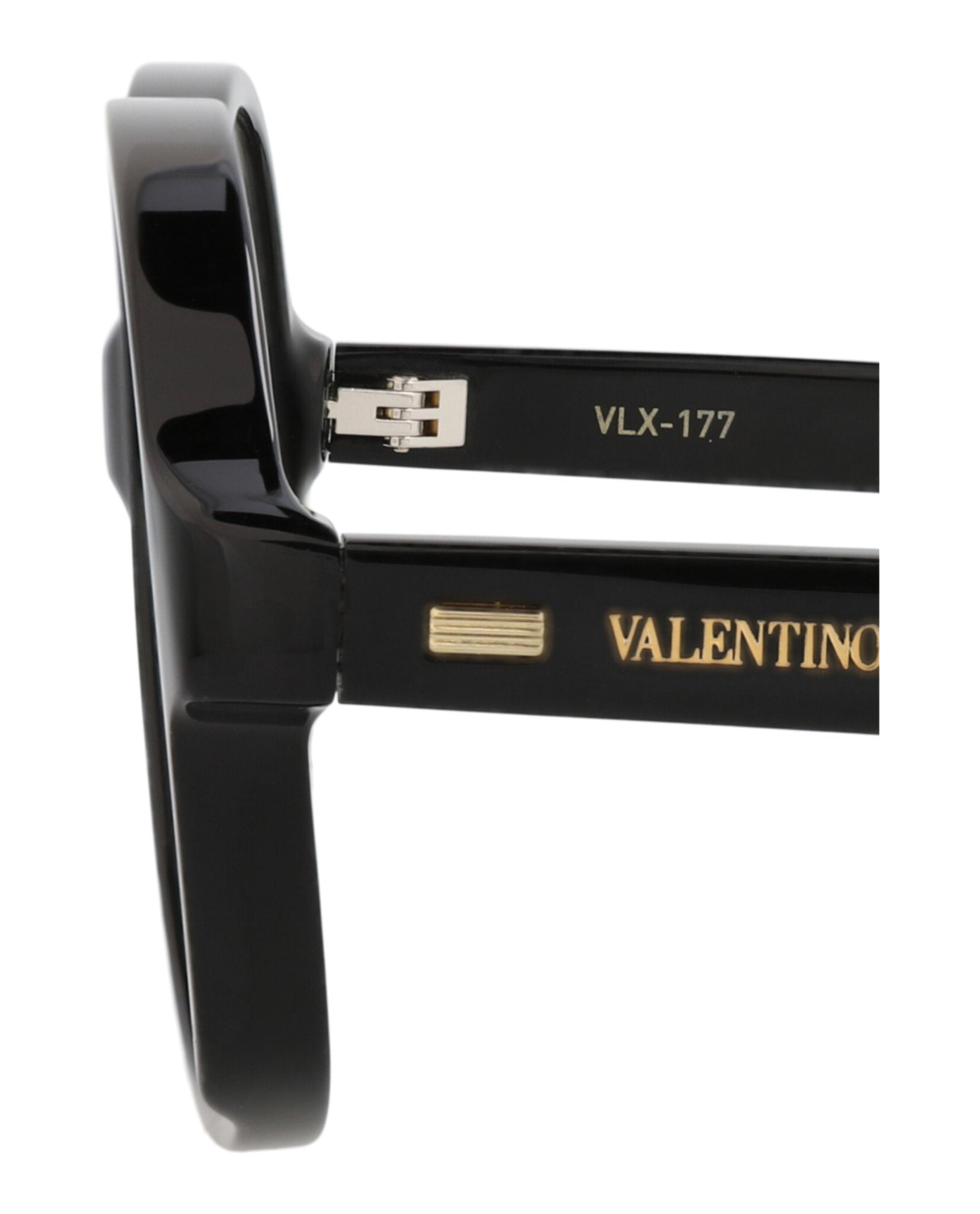 Valentino Unisex Round/Oval Black Black Transparent Fashion Designer Eyewear