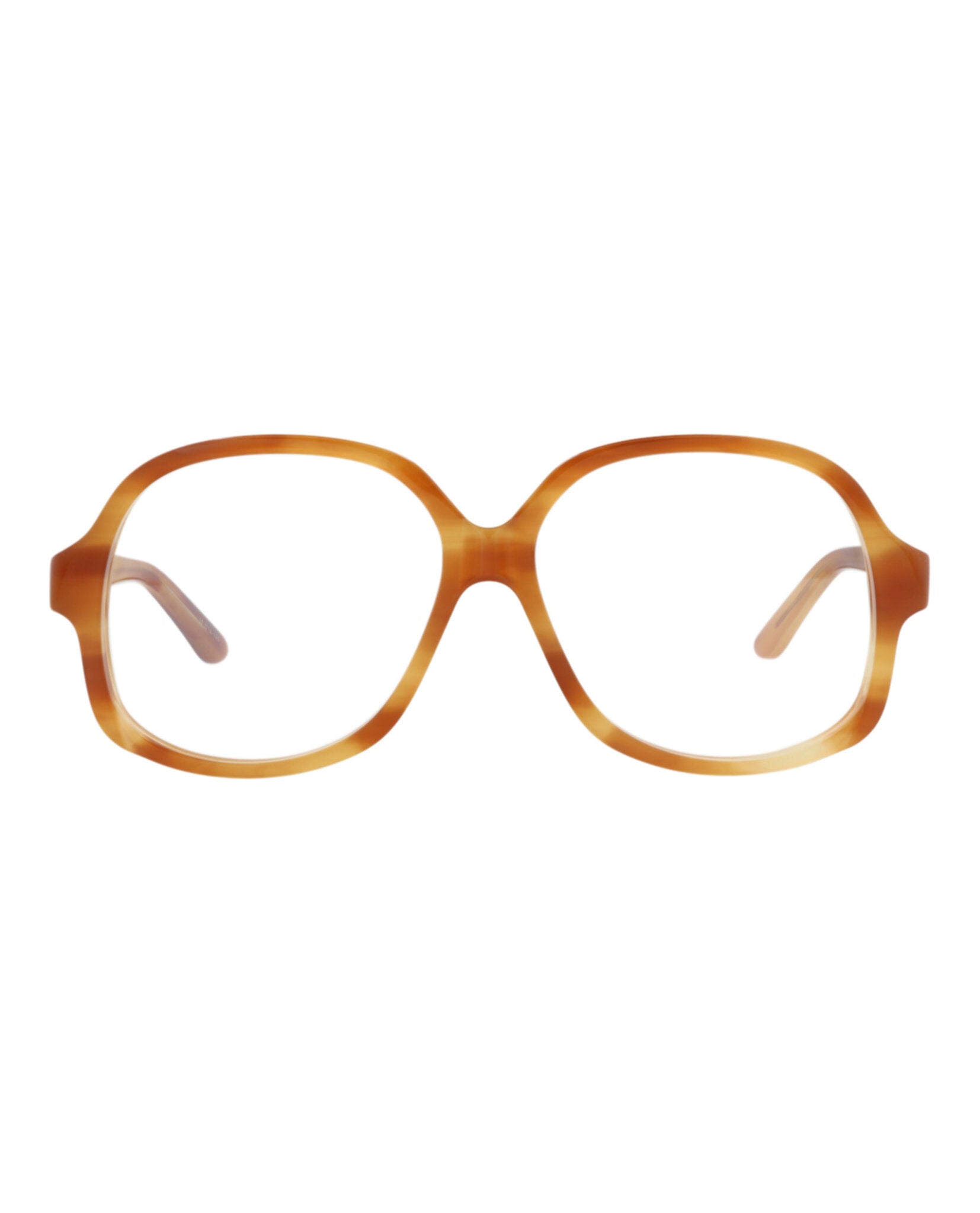 Valentino Unisex Round/Oval Havana Havana Transparent Fashion Designer Eyewear