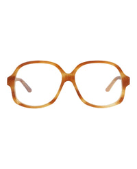 Valentino Unisex Round/Oval Havana Havana Transparent Fashion Designer Eyewear