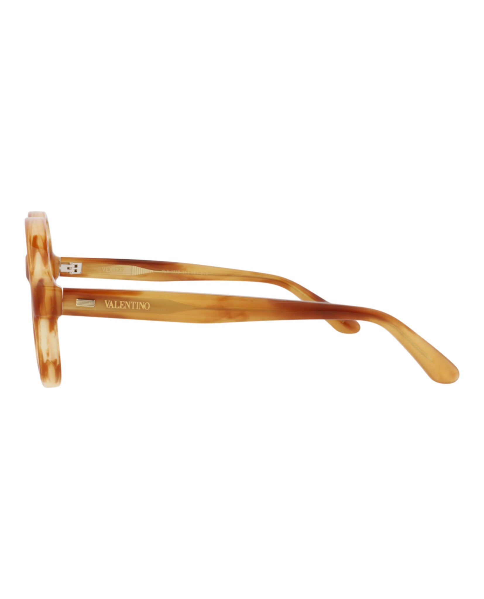 Valentino Unisex Round/Oval Havana Havana Transparent Fashion Designer Eyewear