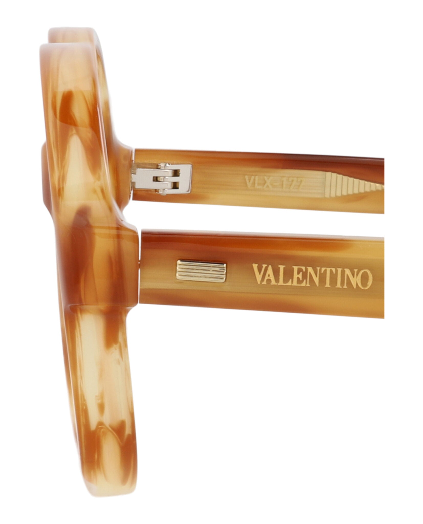 Valentino Unisex Round/Oval Havana Havana Transparent Fashion Designer Eyewear