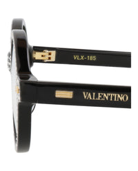 Valentino Unisex Round/Oval Black Black Transparent Fashion Designer Eyewear