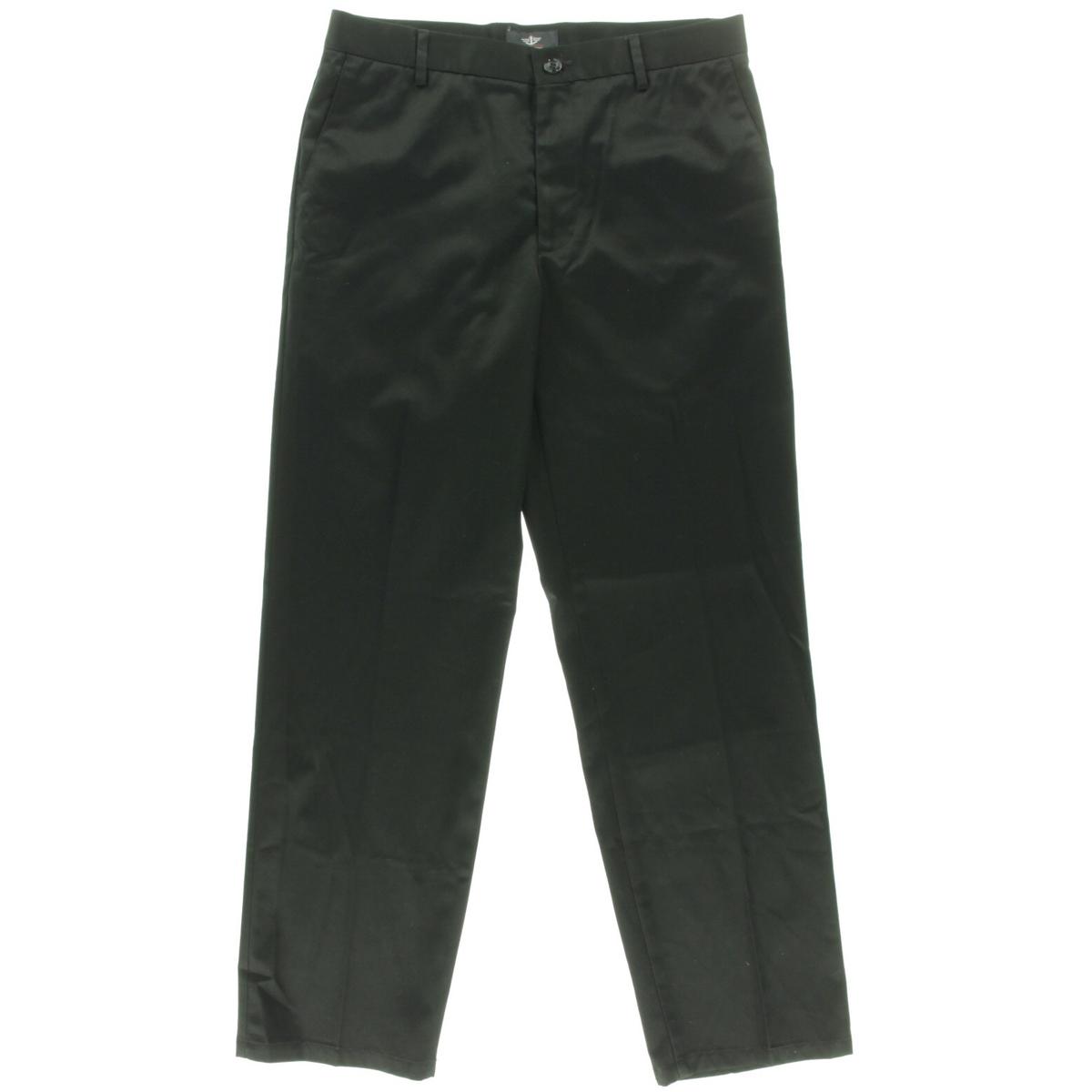 Mens Cotton Wrinkle Resistant Dress Pants