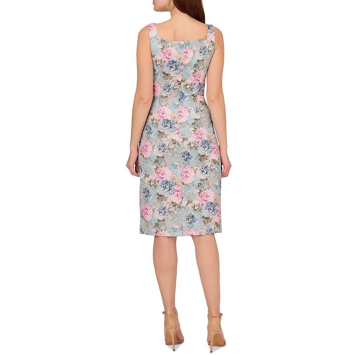 Womens Floral Print Polyester Bodycon Dress