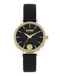 Versus Versace Womens Gold 34mm Bracelet Fashion Watch