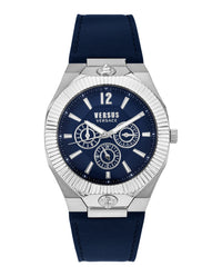 Versus Versace Mens Stainless Steel 42mm Strap Fashion Watch