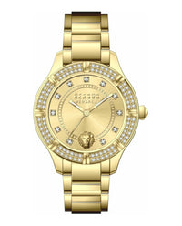 Versus Versace Womens Gold 36mm Bracelet Fashion Watch