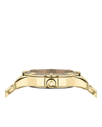 Versus Versace Womens Gold 36mm Bracelet Fashion Watch
