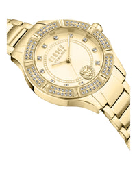 Versus Versace Womens Gold 36mm Bracelet Fashion Watch