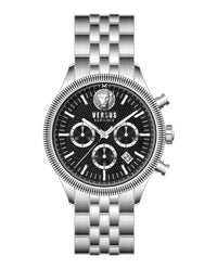 Versus Versace Mens Stainless Steel 44mm Bracelet Fashion Watch