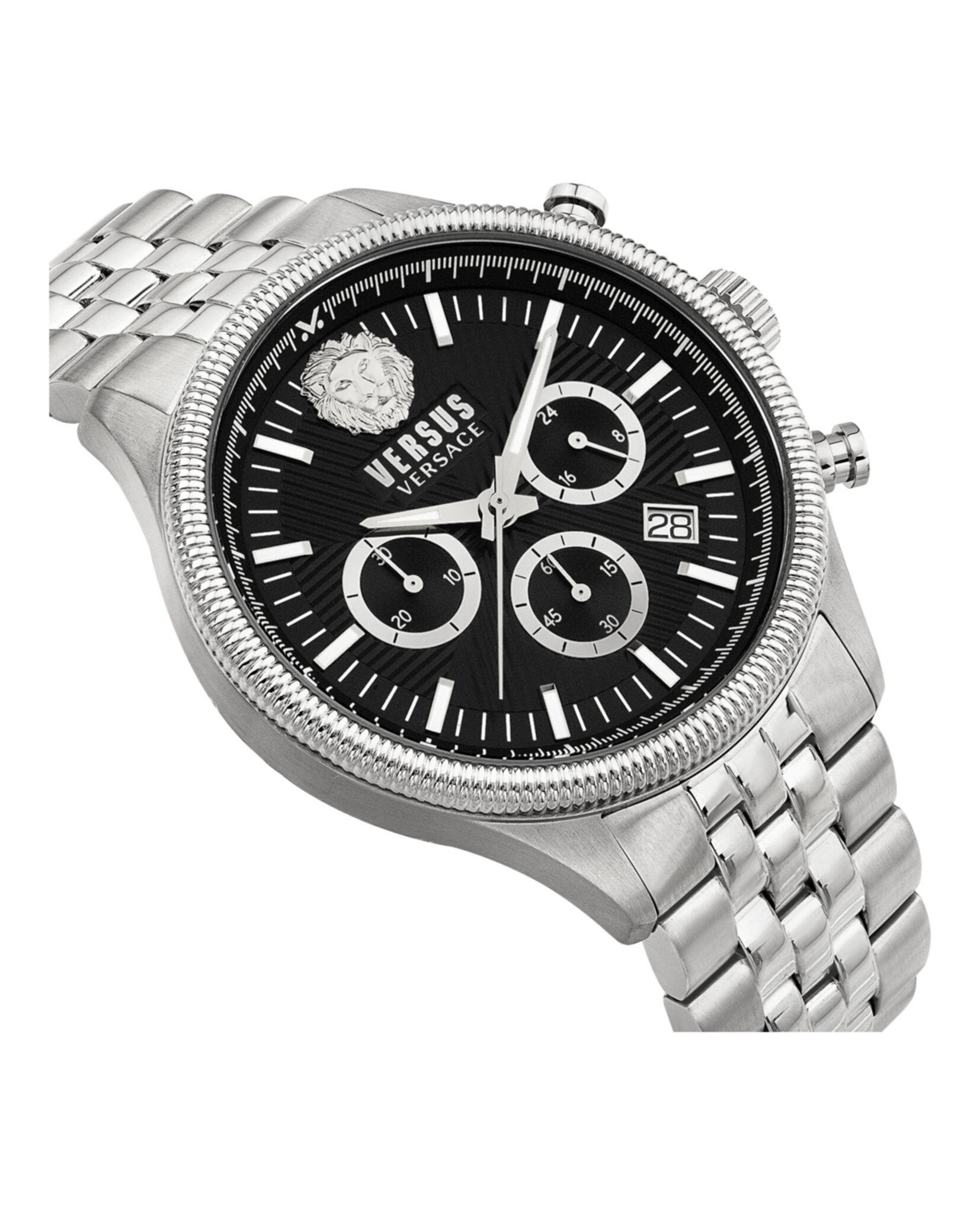 Versus Versace Mens Stainless Steel 44mm Bracelet Fashion Watch